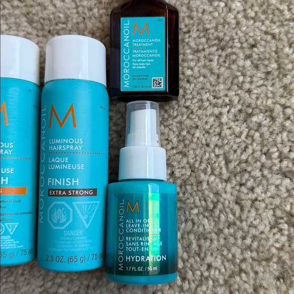 Moroccanoil hair spray treatment leave in conditioner travel set - Picture 3 of 3